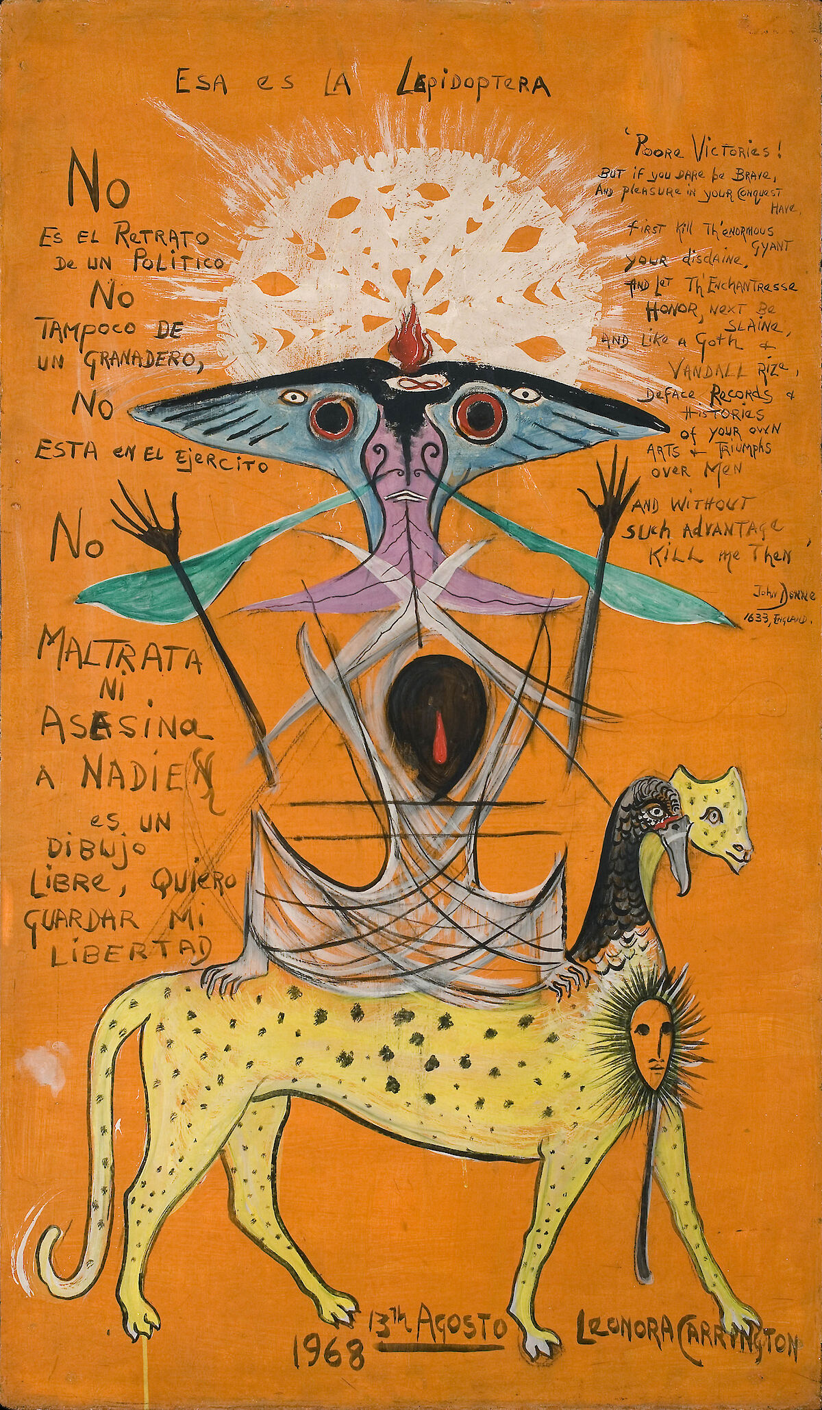 Leonora Carrington - L'epidoptera, 1968 | Trivium Art History