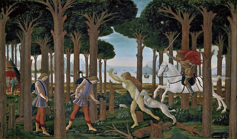 The Story of Nastagio degli Onesti, I, Sandro Botticelli