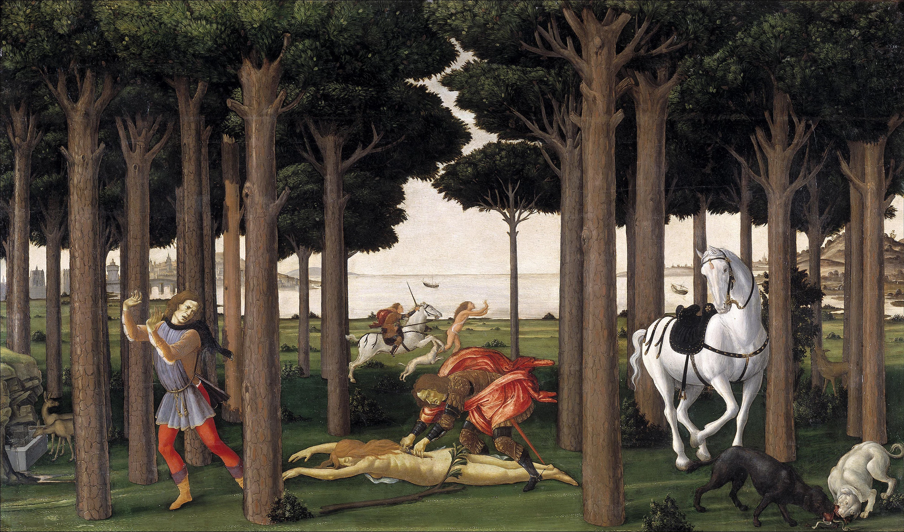 The Story of Nastagio degli Onesti, II, Sandro Botticelli