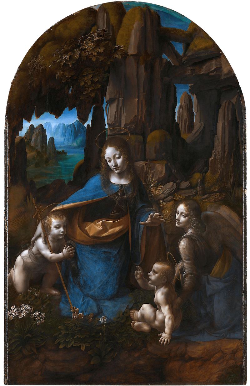 Virgin of the Rocks, 2nd Version, Leonardo da Vinci