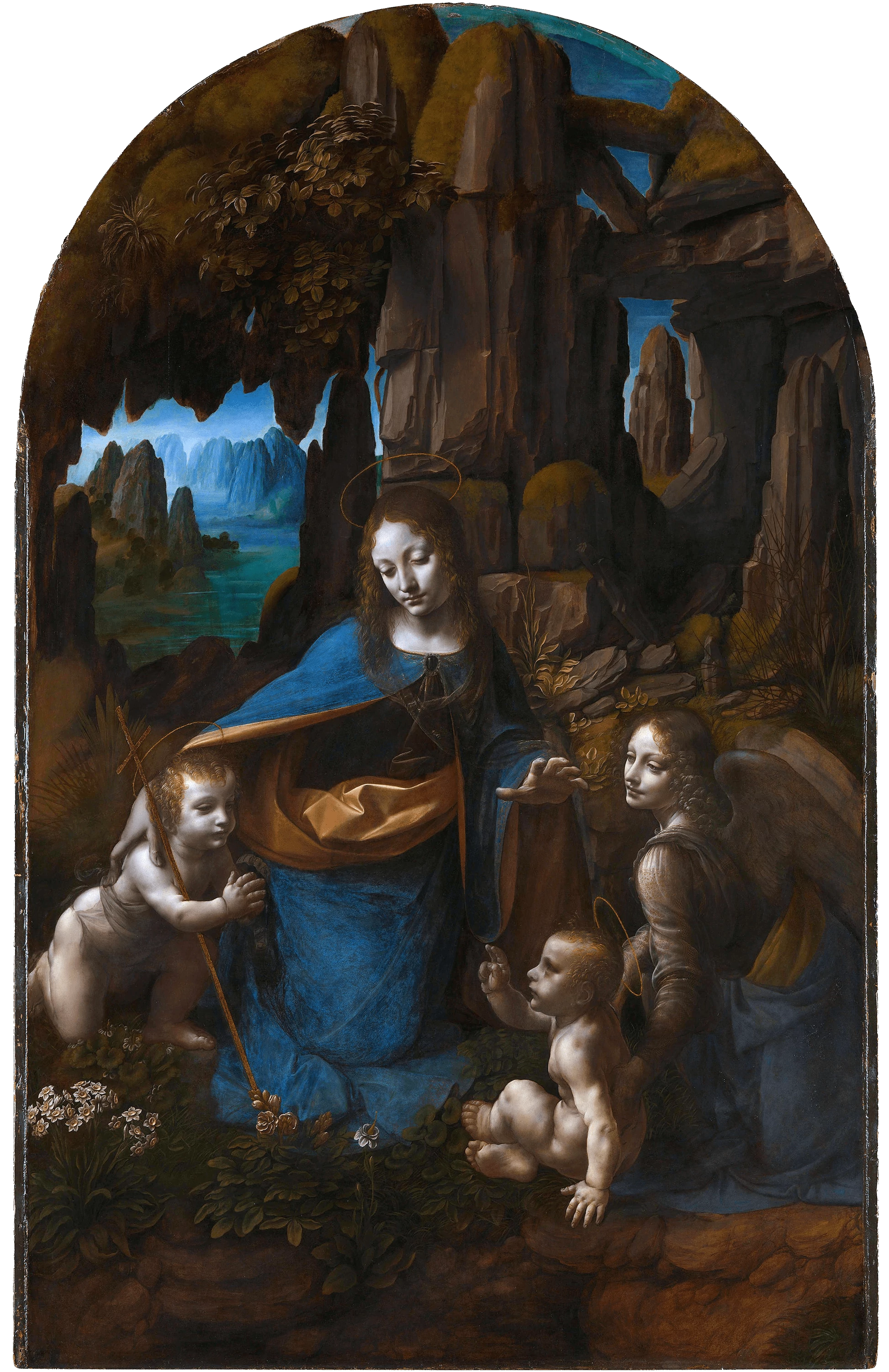 Virgin of the Rocks, 2nd Version, Leonardo da Vinci