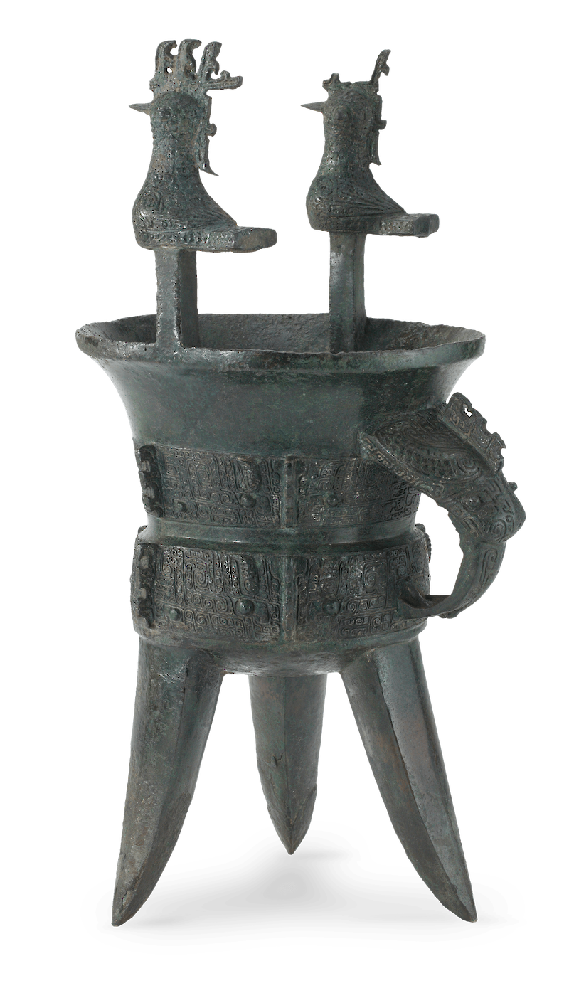 Ritual wine warmer (Jia), Ancient China
