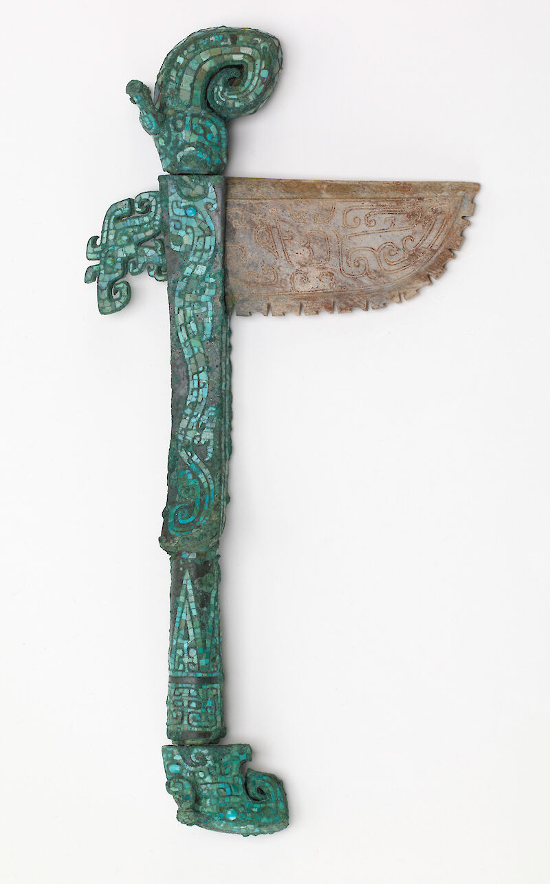 Hafted axe with dragons, Ancient China