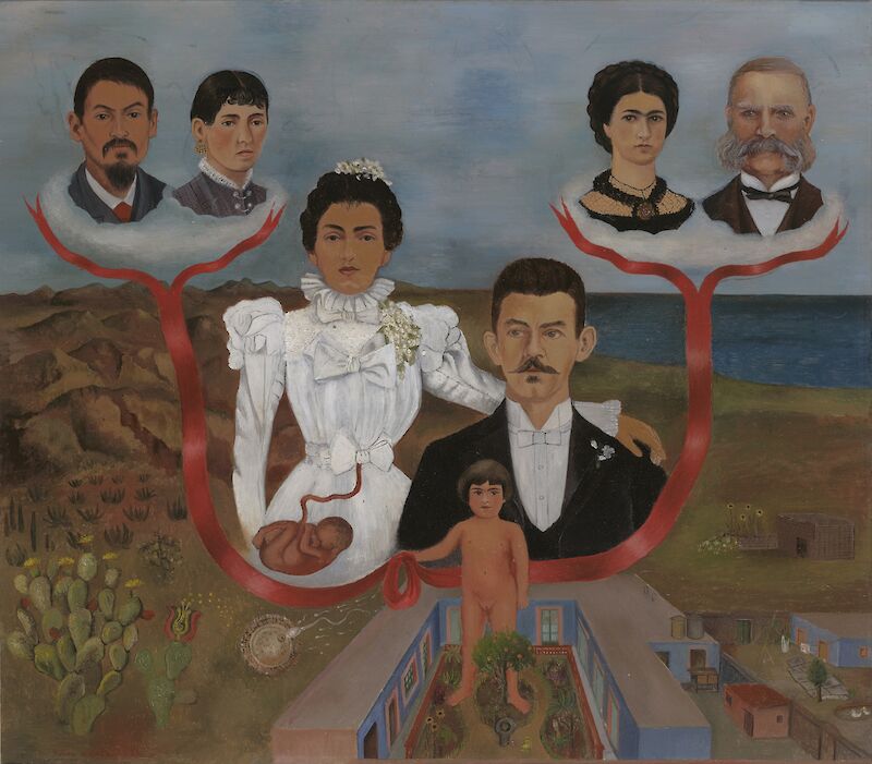 My Grandparents, My Parents, and I (Family Tree), Frida Kahlo