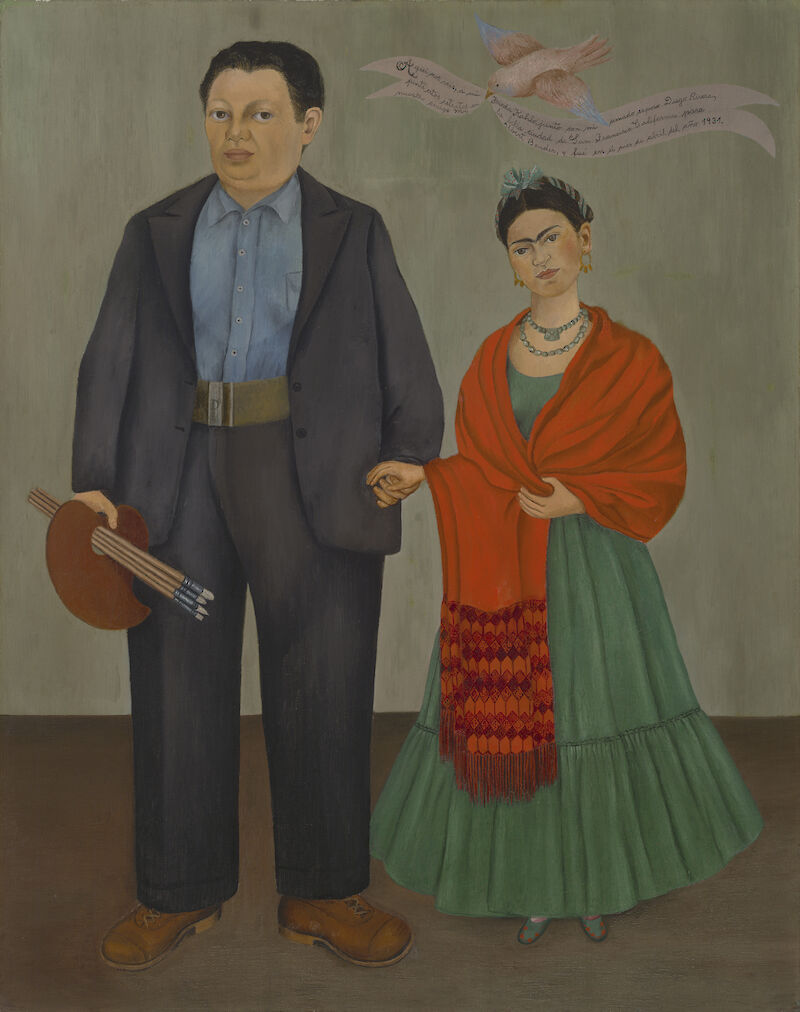 Frieda and Diego Rivera scale comparison