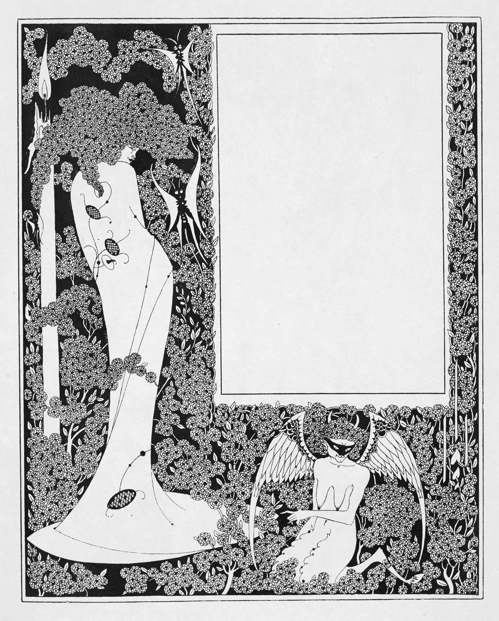 Salomé, Plate 4, Aubrey Beardsley