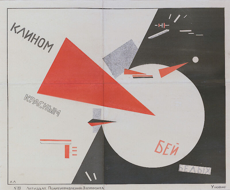 Beat the Whites with the Red Wedge, El Lissitzky