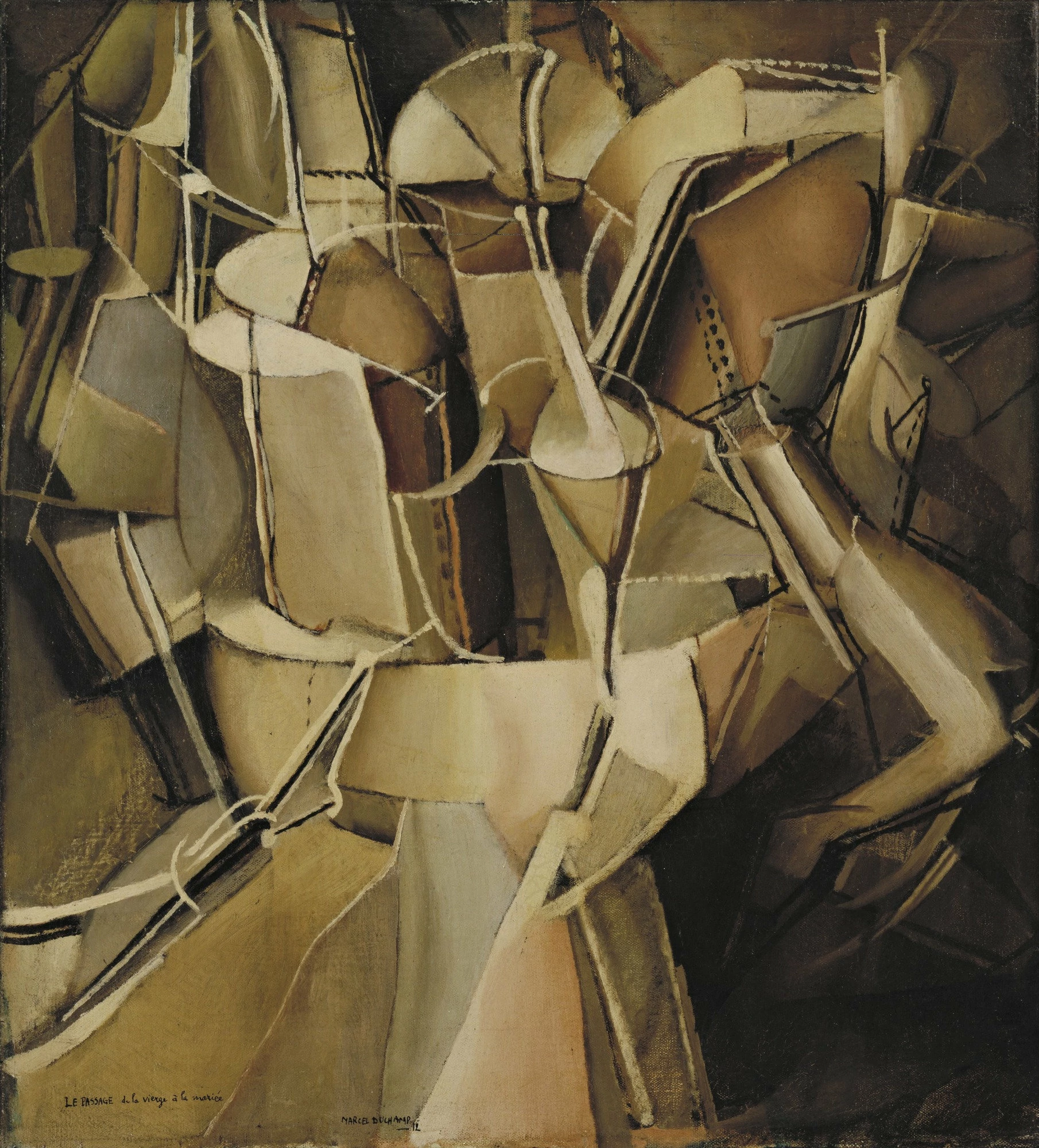 The Passage from Virgin to Bride, Marcel Duchamp