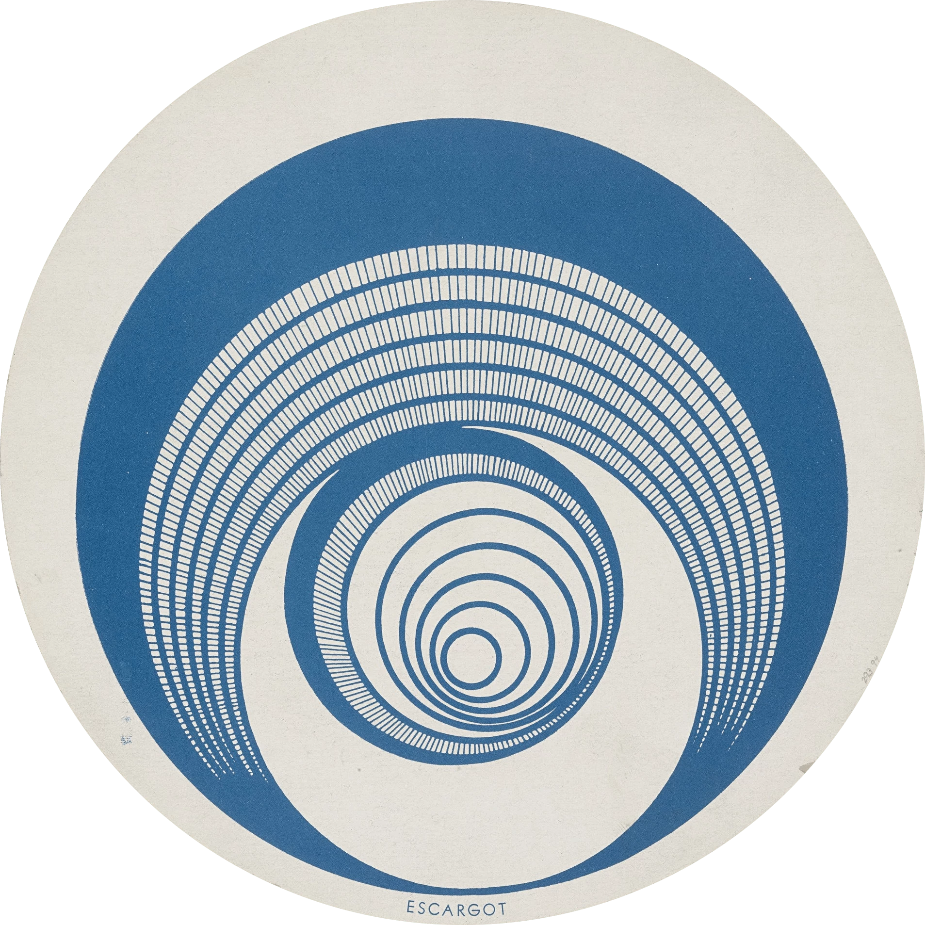 Rotorelief 1 (Optical Disks), Marcel Duchamp