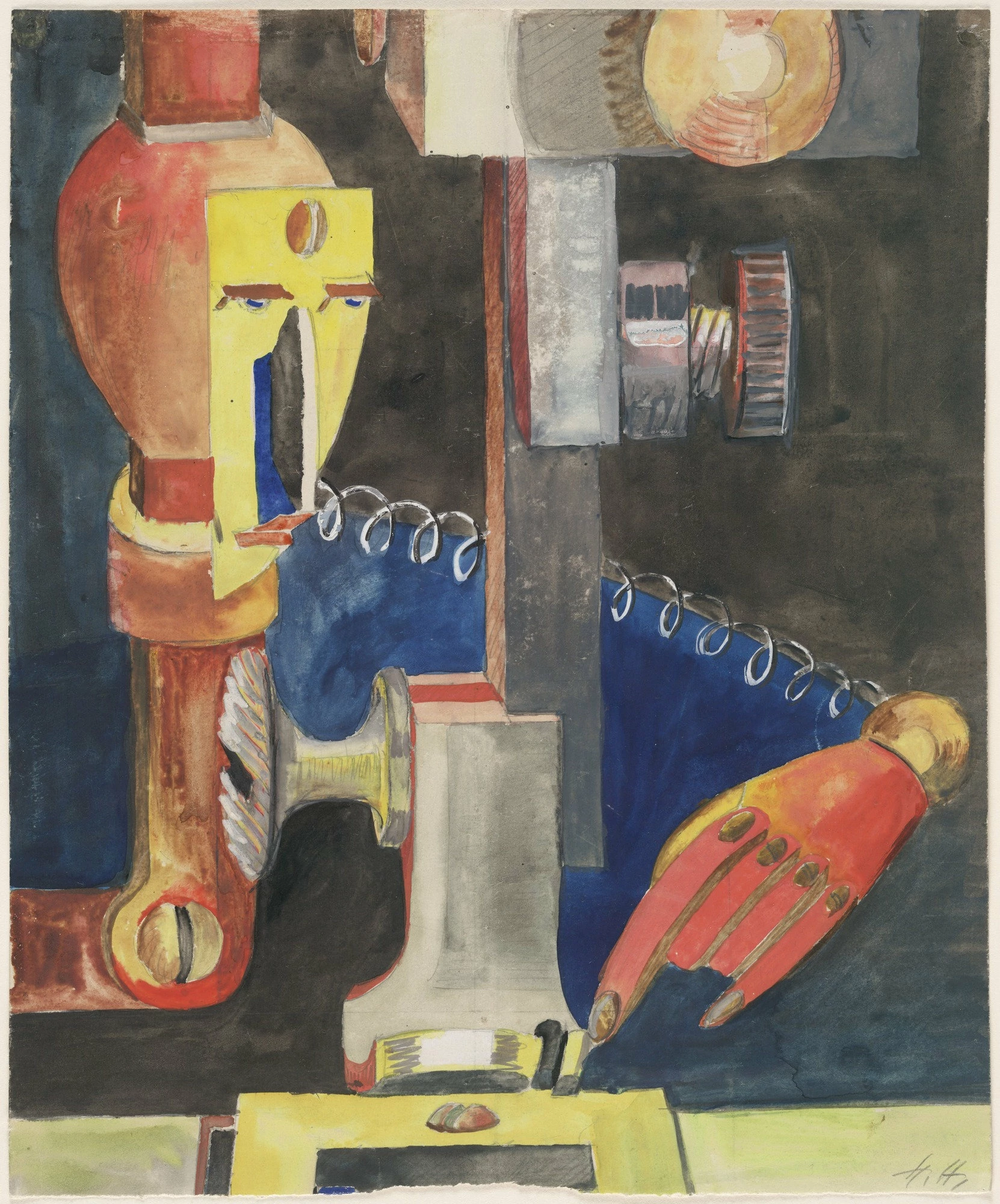 Study for Man and Machine, Hannah Höch