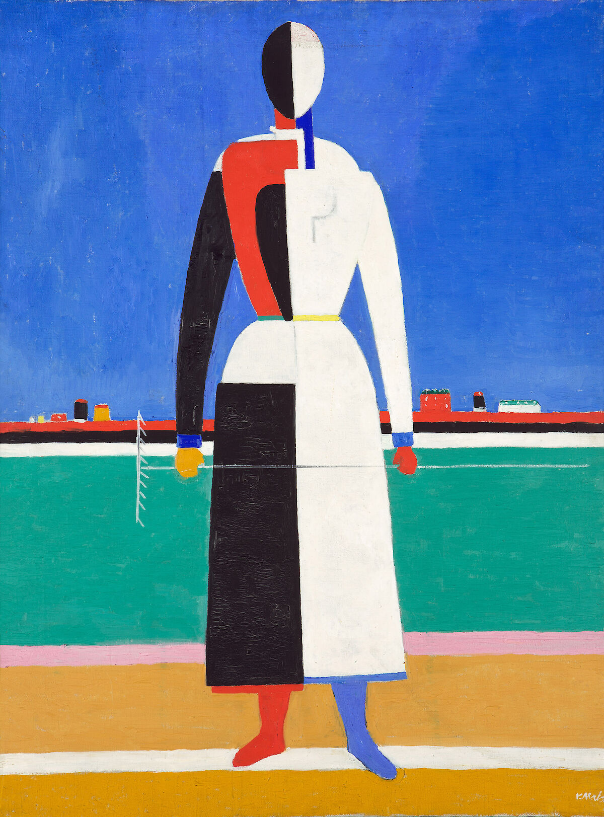 Woman with Rake by Kazimir Malevich Obelisk Art History