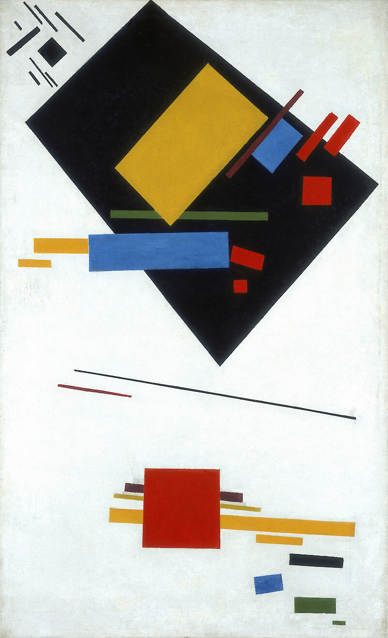 Black Trapezium and Red Square, Kazimir Malevich