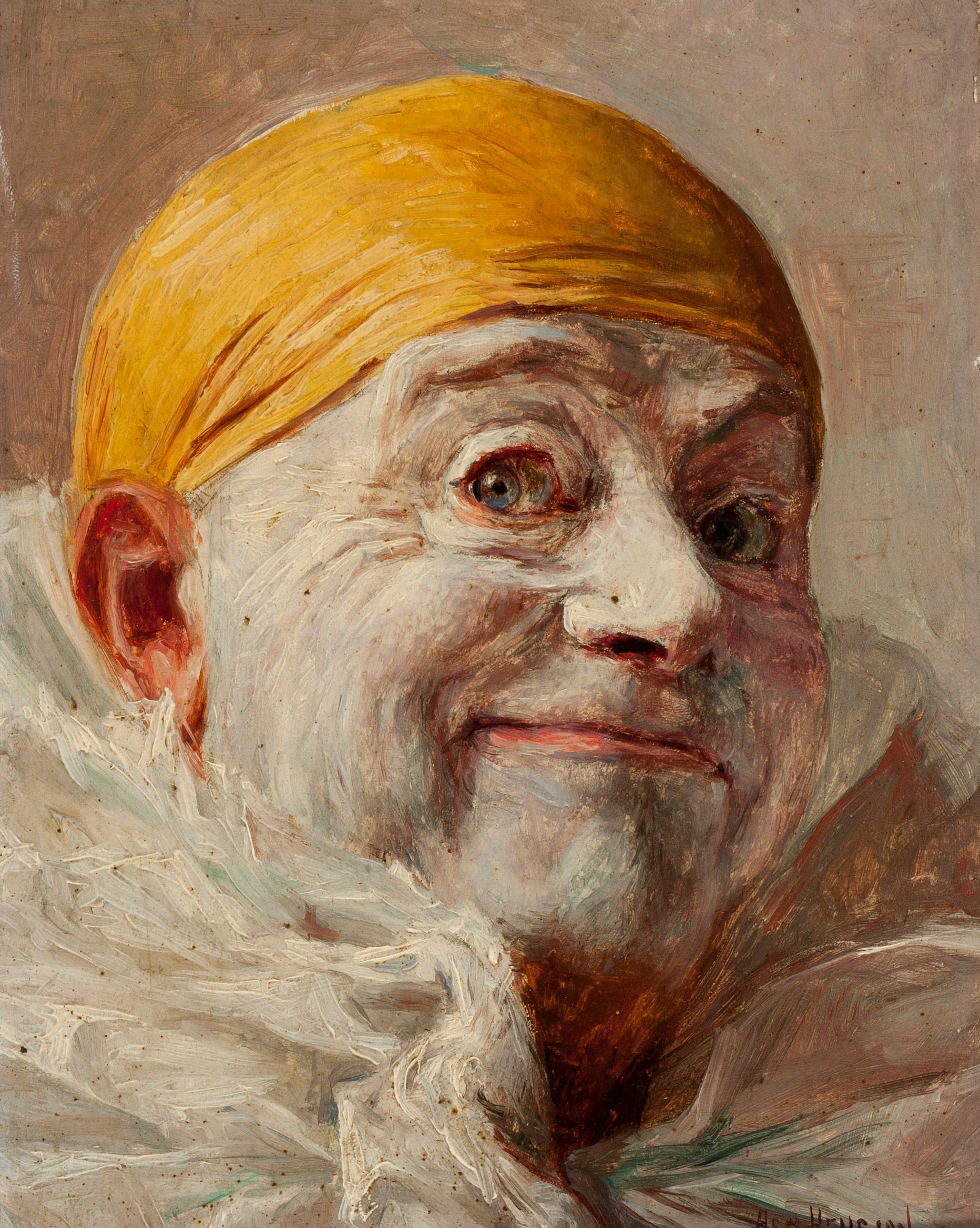 Clown Smirking, Armand Henrion