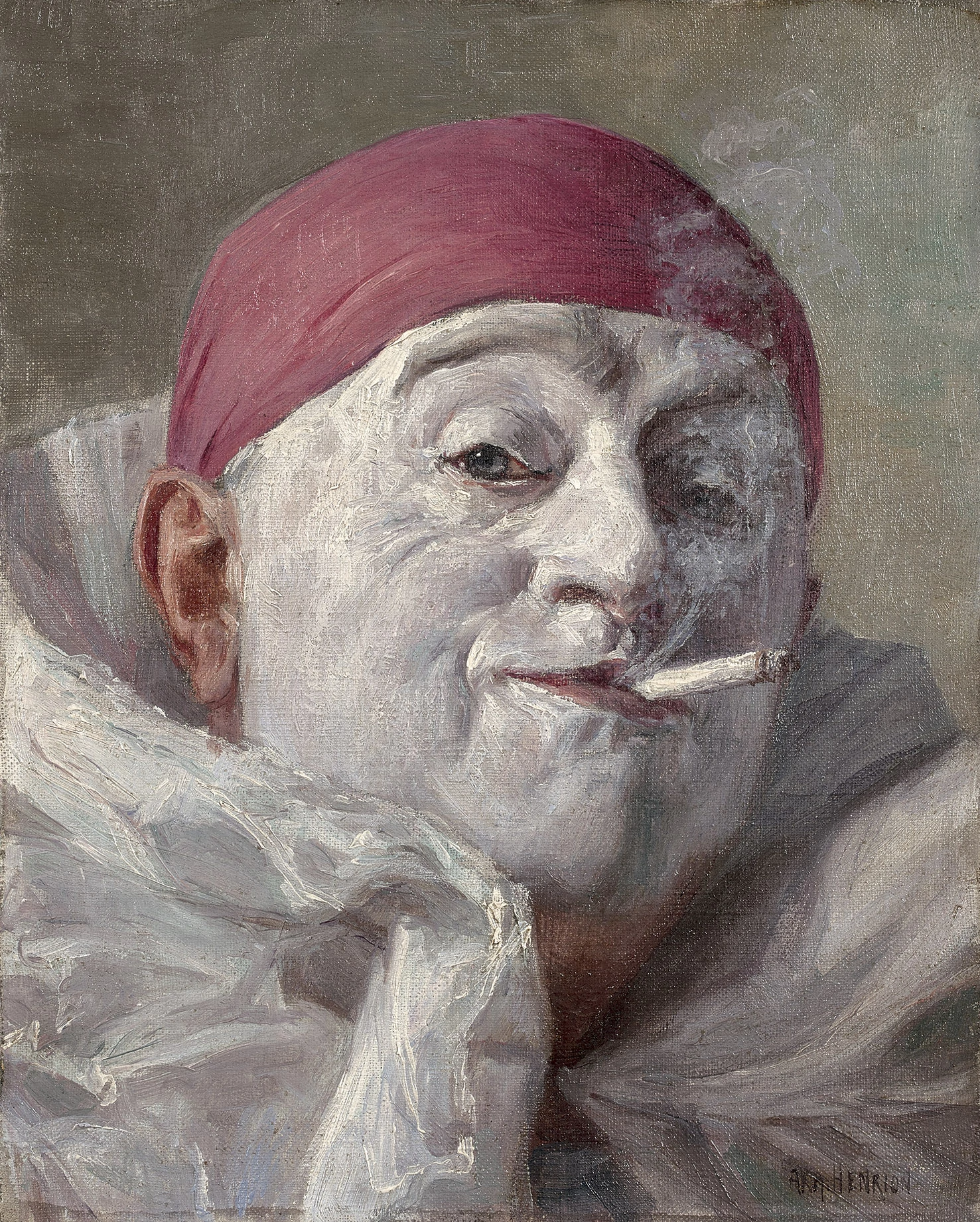 Clown Smoking, Armand Henrion