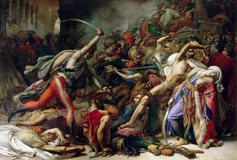 Revolt in Cairo on 21 October 1798, Anne-Louis Girodet