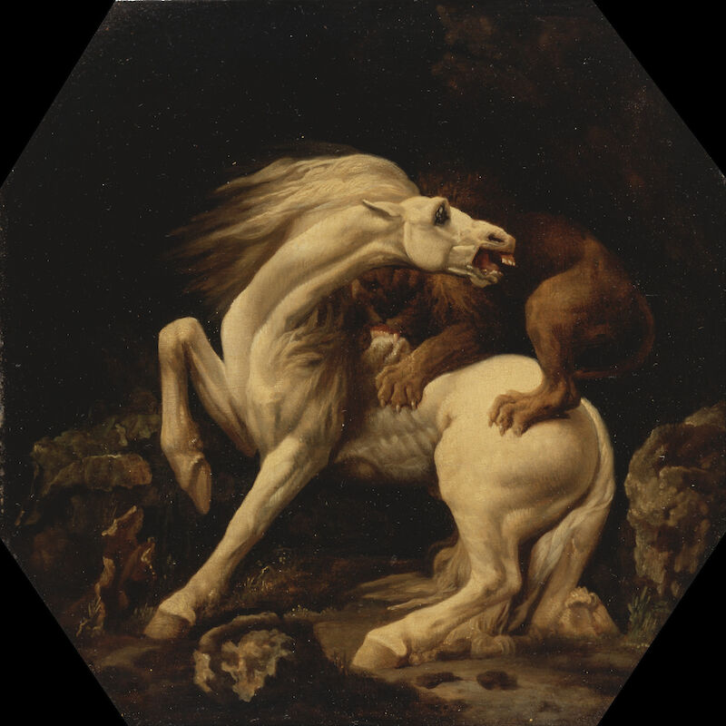 Horse Attacked by a Lion, George Stubbs