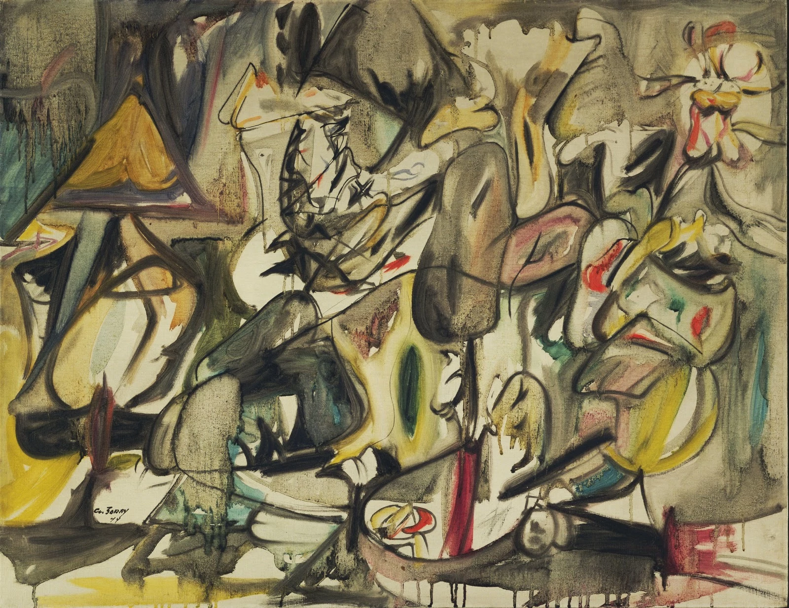 The Leaf of the Artichoke is an Owl, Arshile Gorky