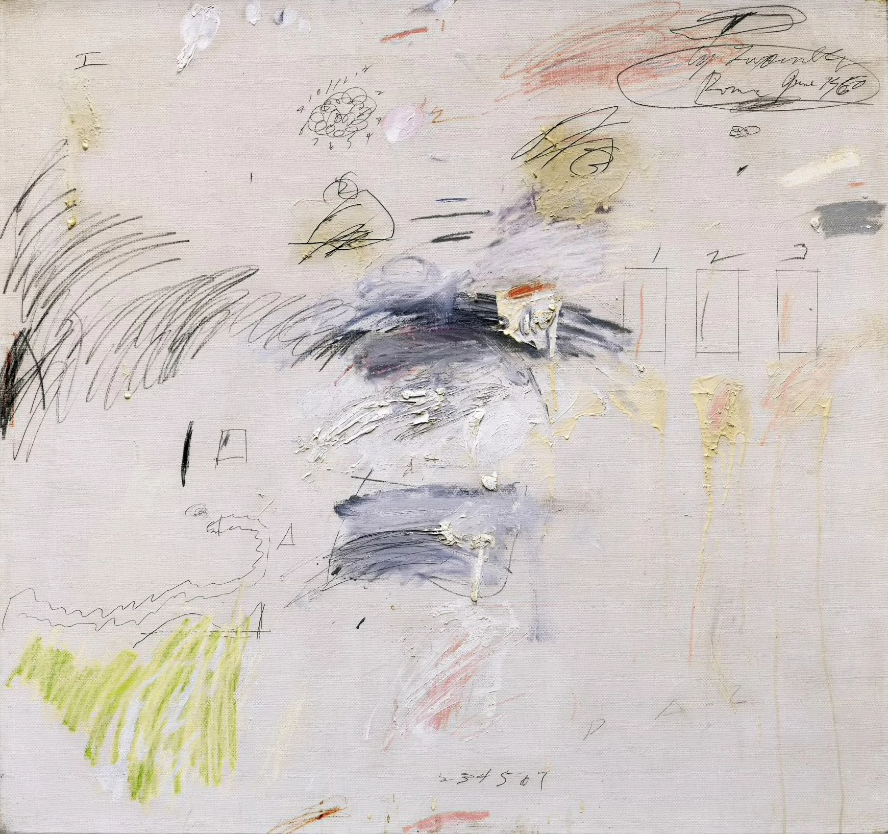 Untitled (Rome, June 1960), Cy Twombly