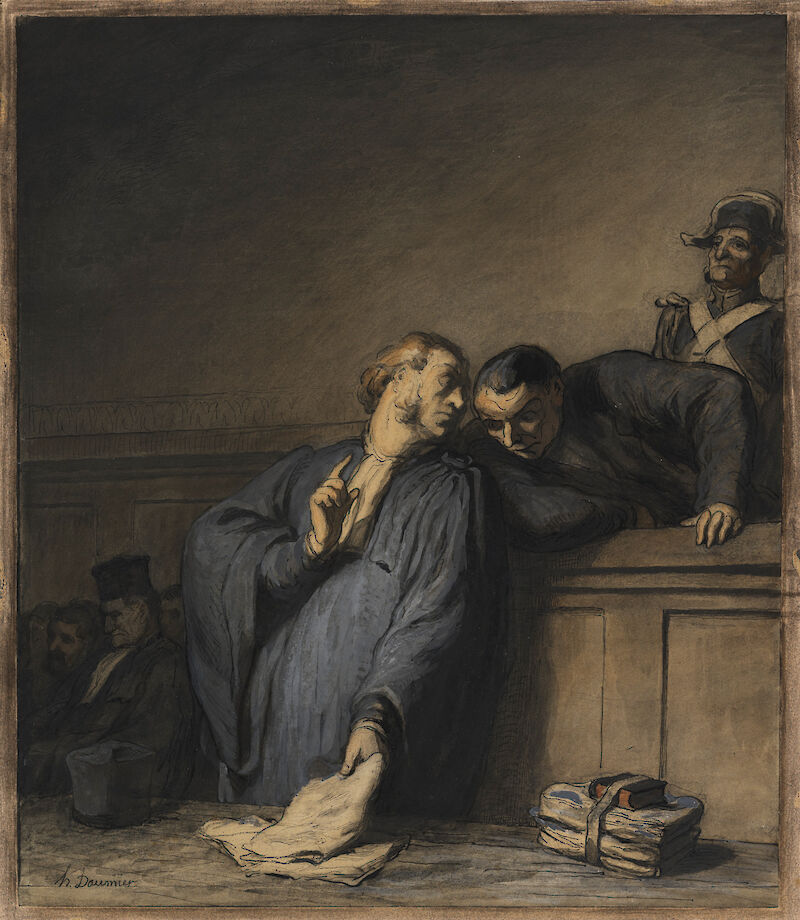 A Criminal Case, Honoré Daumier