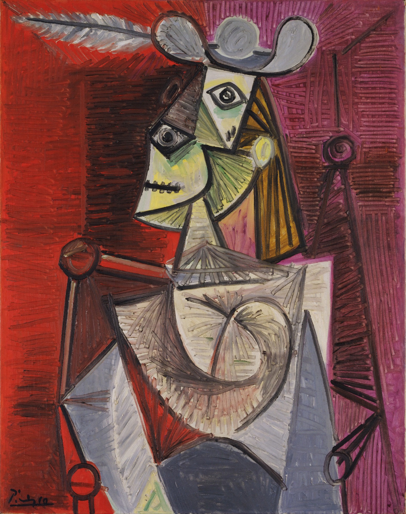 Woman in an Armchair by Pablo Picasso | Obelisk Art History