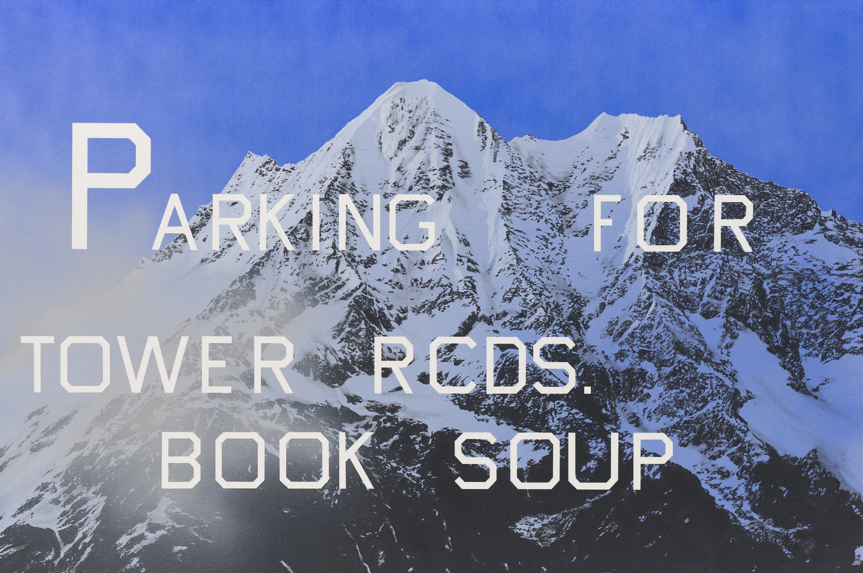 Parking for Tower Rcds. Book Soup, Edward Ruscha