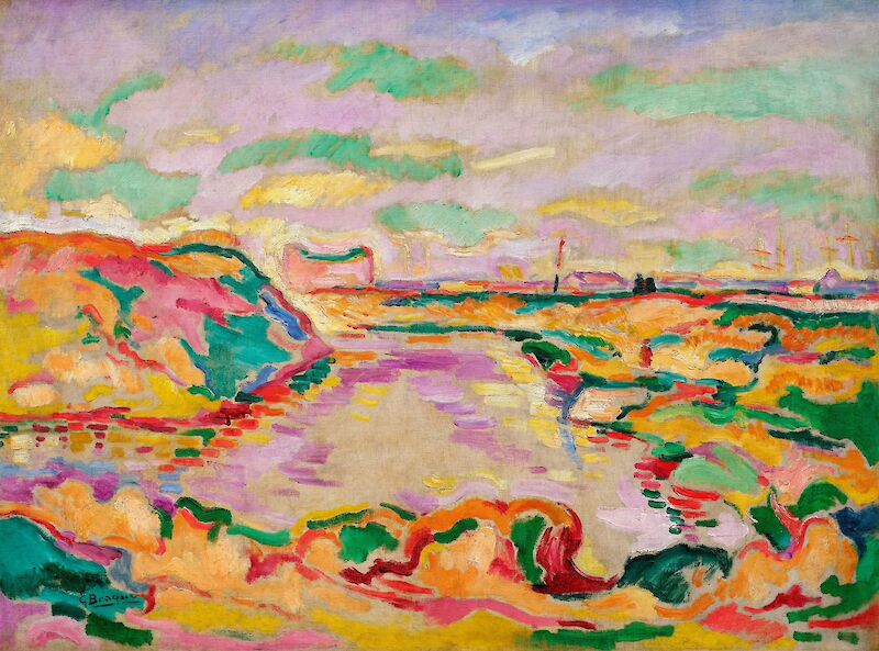 Landscape near Antwerp, Georges Braque