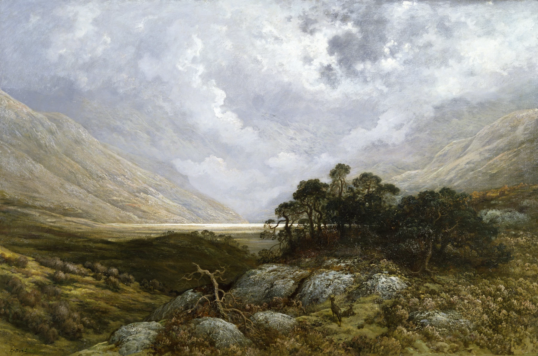 Landscape in Scotland, Gustave Doré