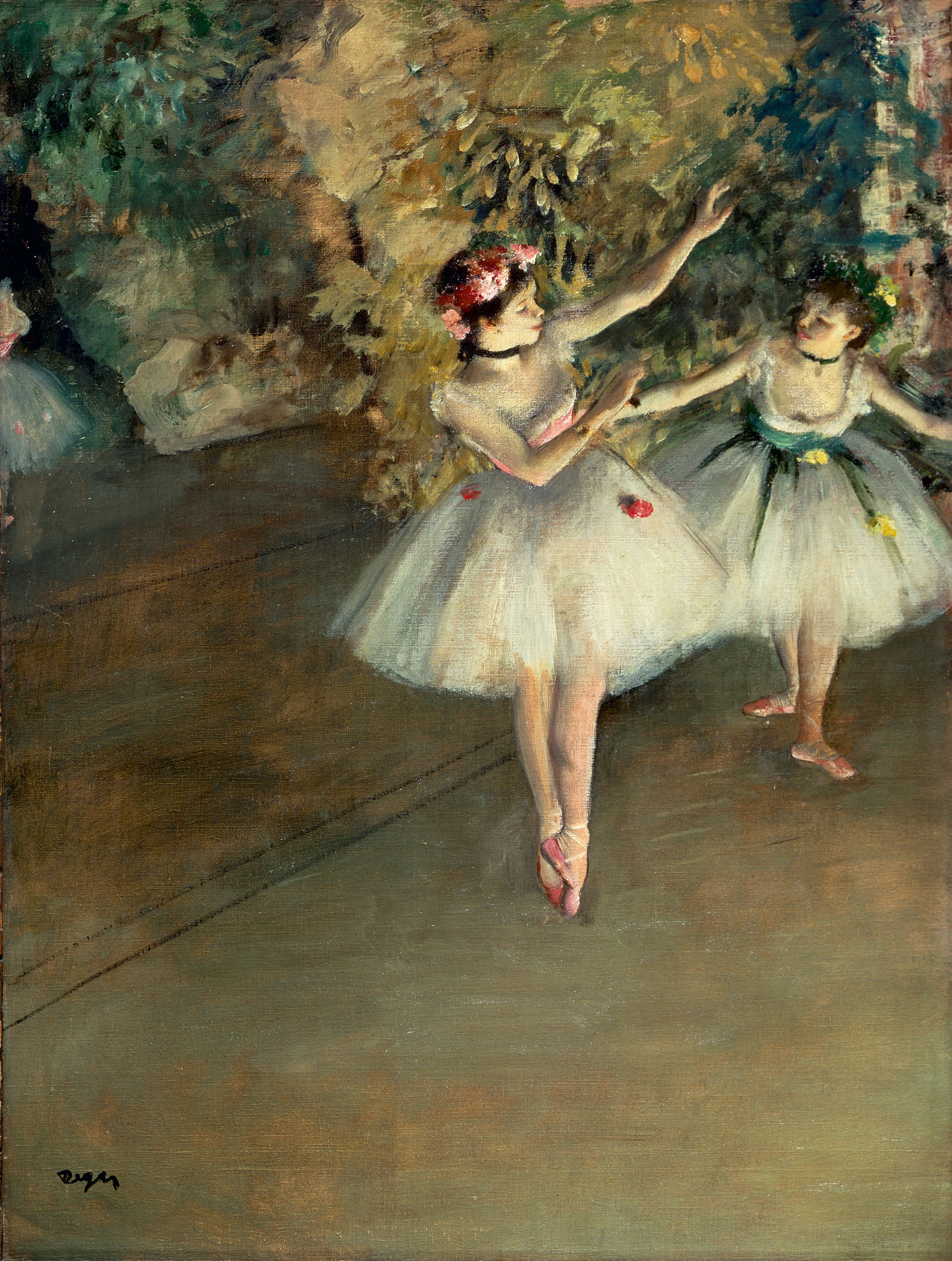 Two Dancers on a Stage, Edgar Degas