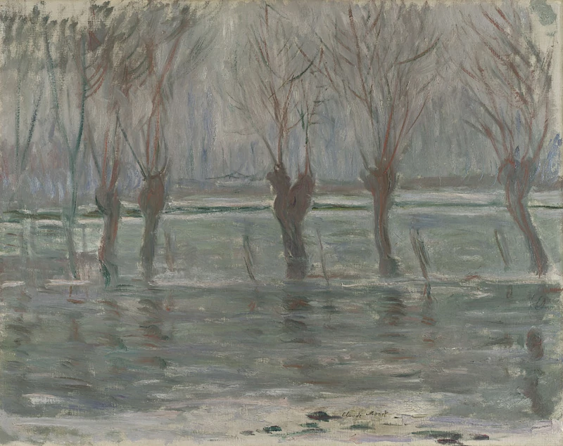 Flood Waters, Claude Monet