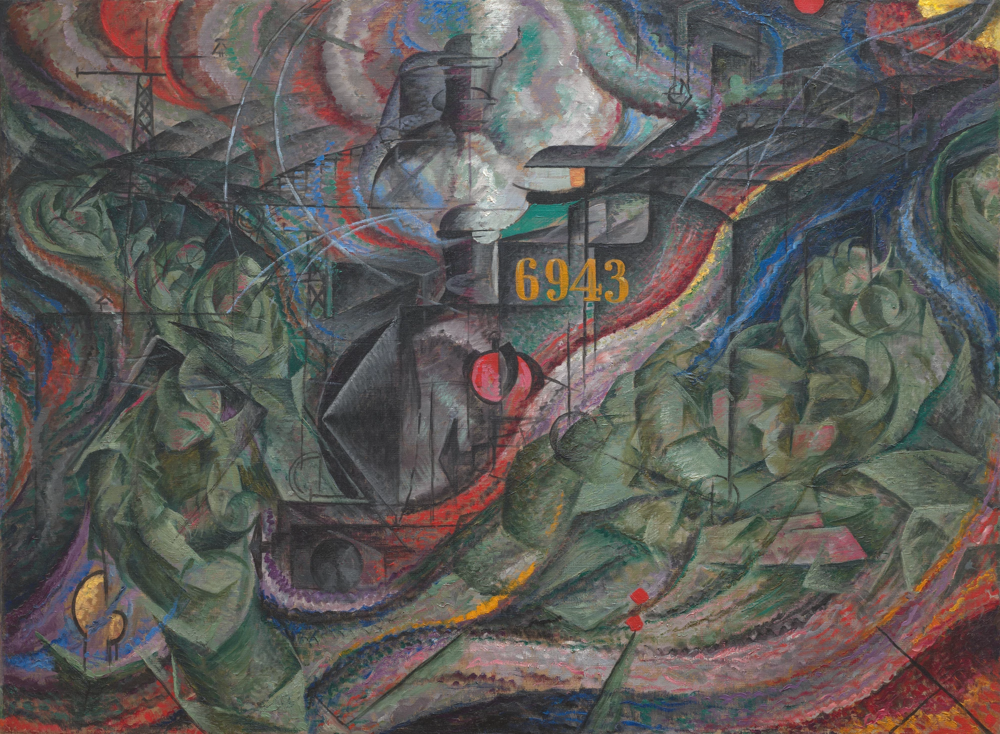 States of Mind I: The Farewells, Umberto Boccioni