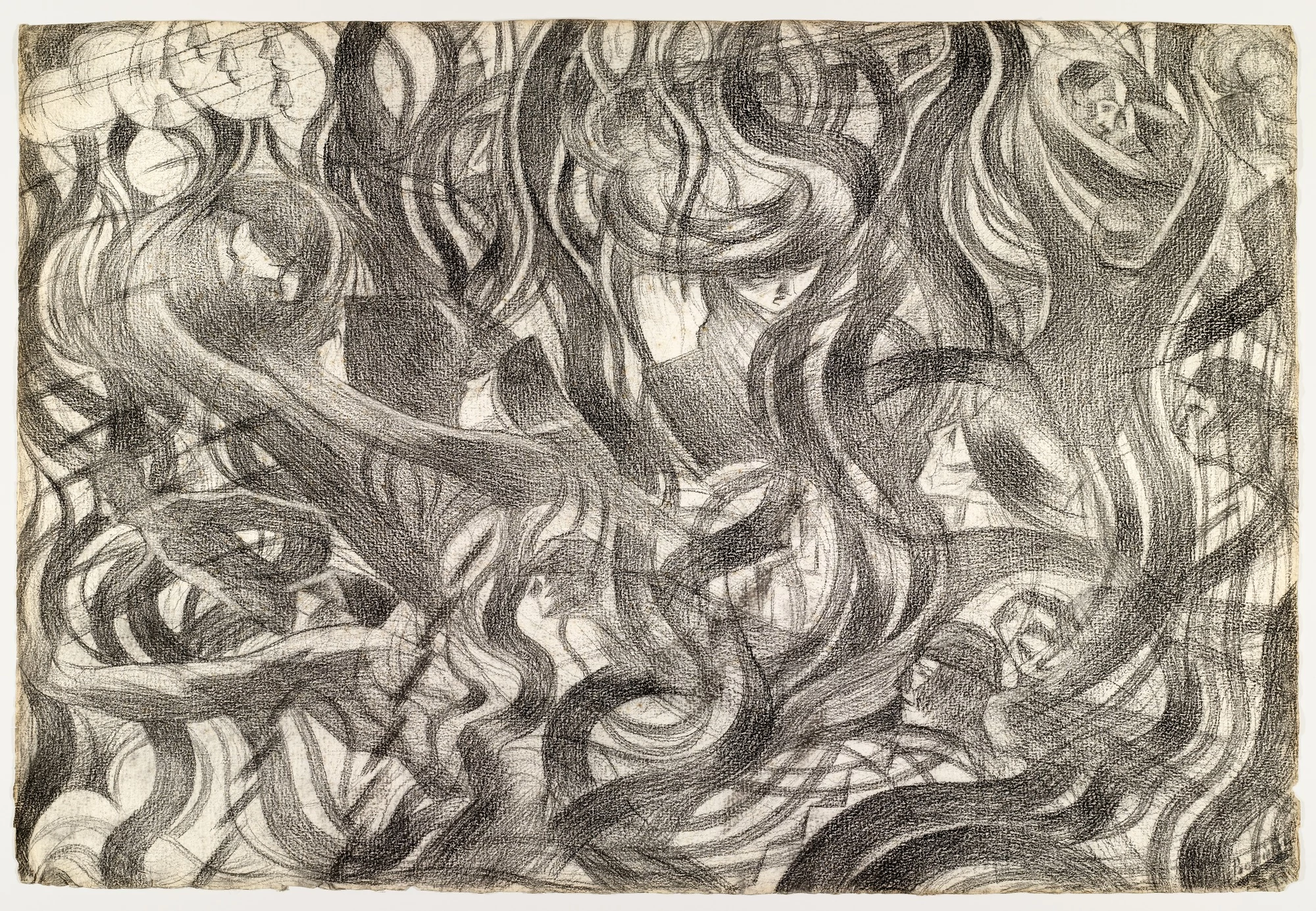 Sketch for States of Mind: The Farewells, Umberto Boccioni