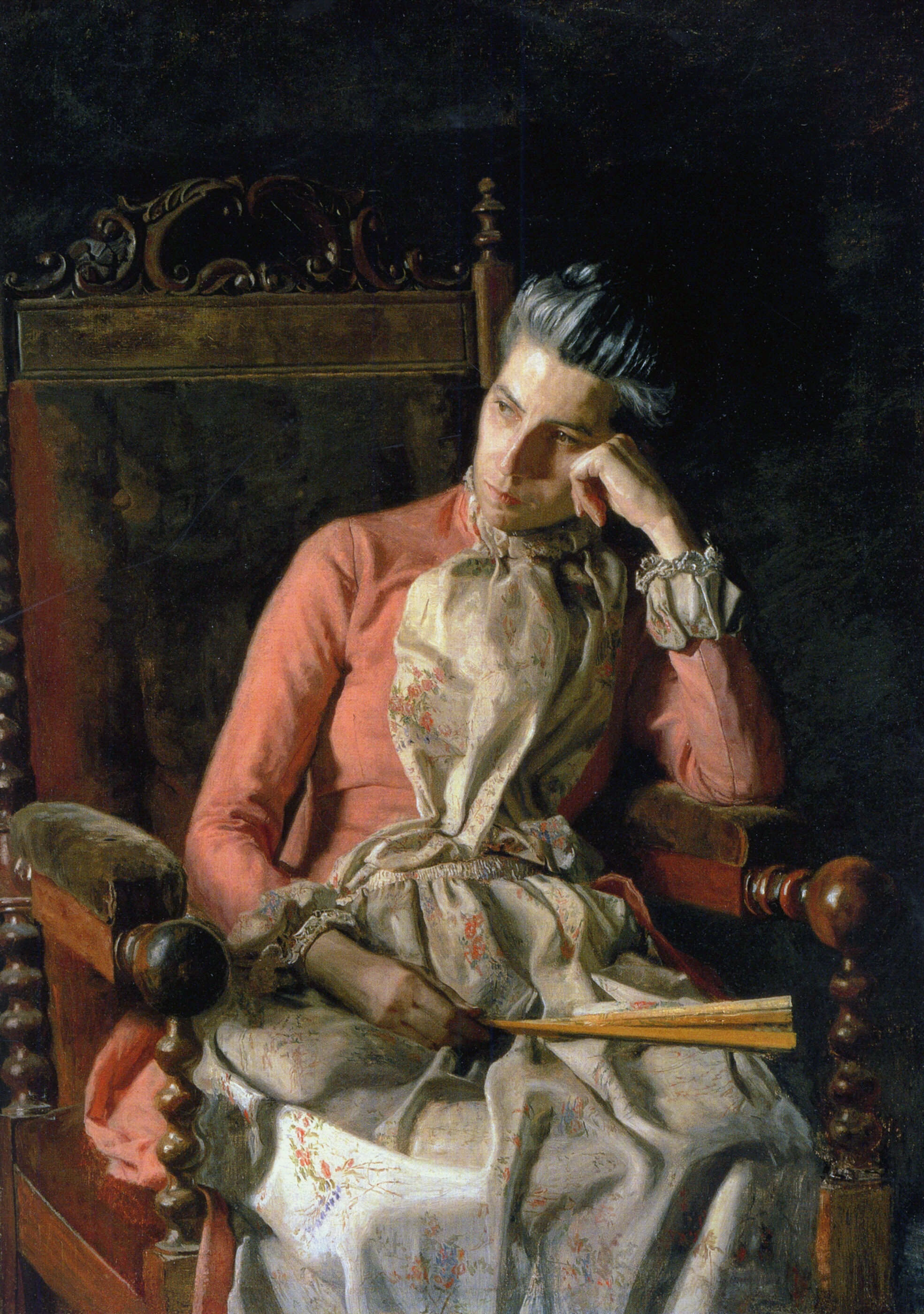 Portrait of Amelia Van Buren, Thomas Eakins