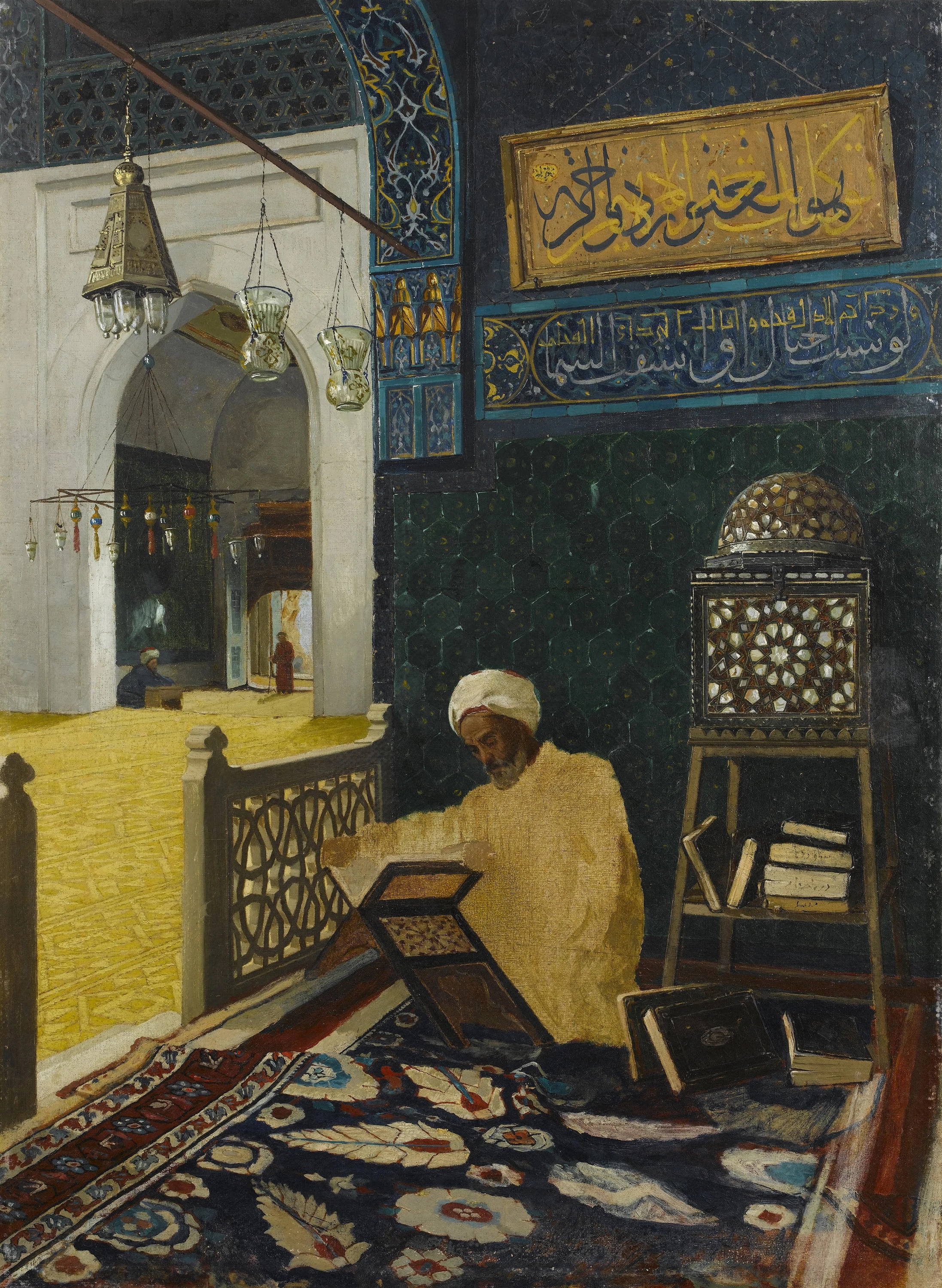 Reciting the Quran (Kur’an Tilaveti), Osman Hamdi Bey