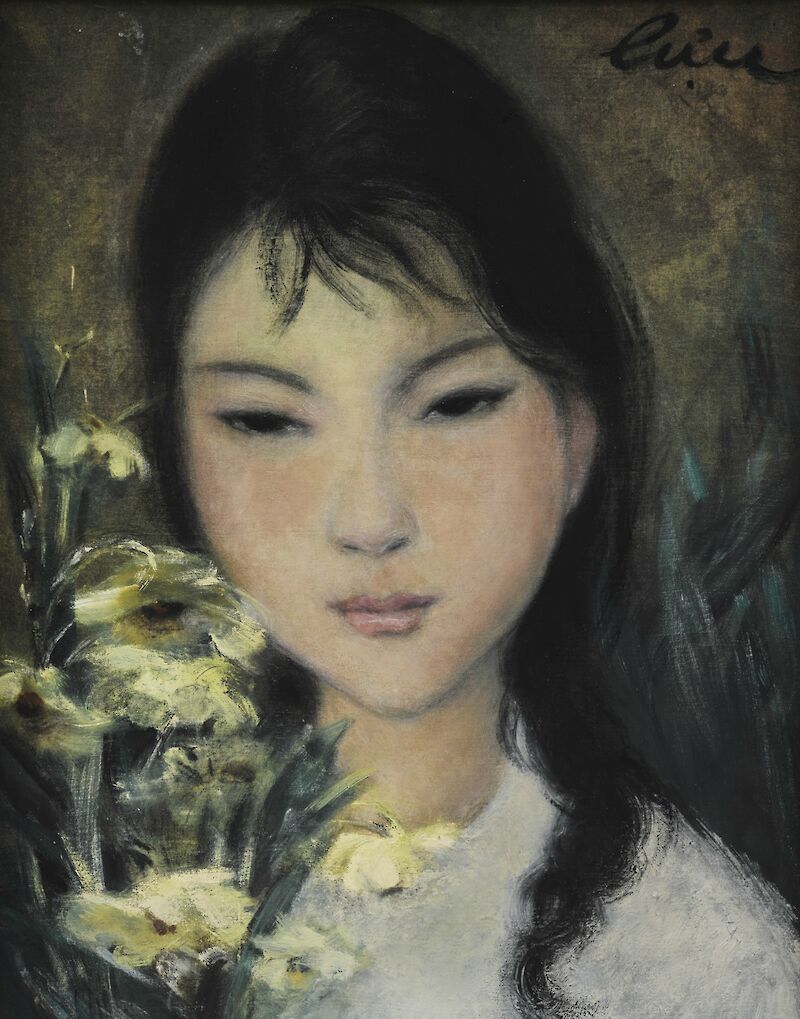 Girl with Flower, Lê Thị Lựu