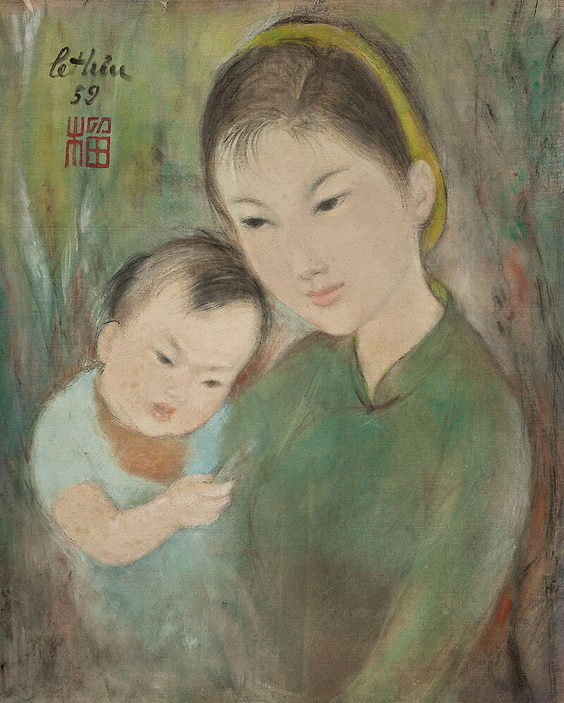 Woman and Child, Lê Thị Lựu