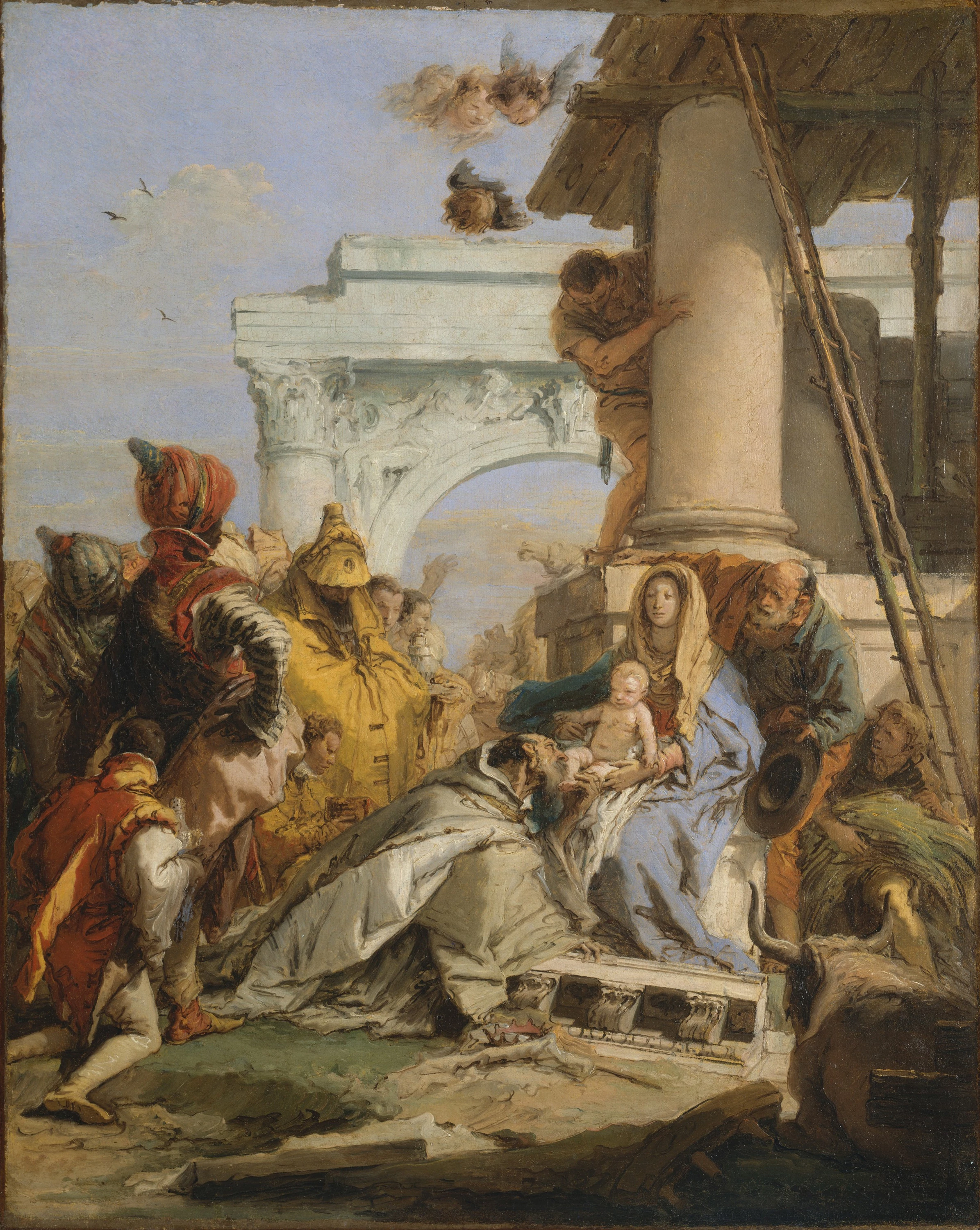 Sketch for the Adoration of the Magi, Giovanni Battista Tiepolo