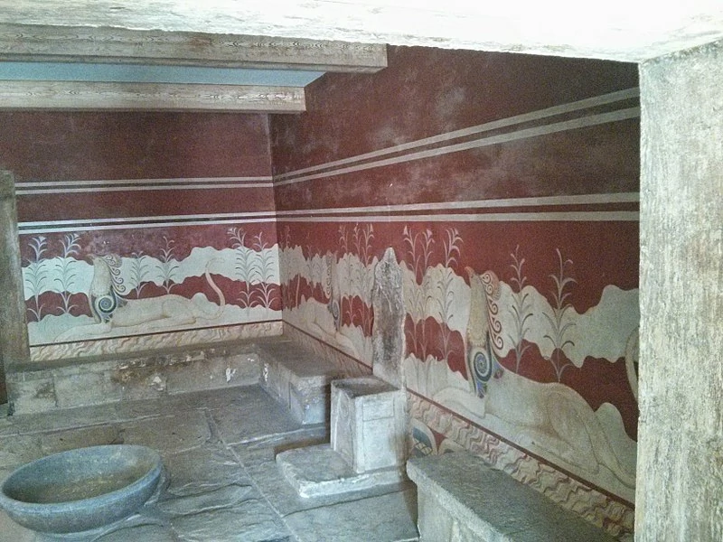 Throne Room at Knossos, Aegean Civilizations