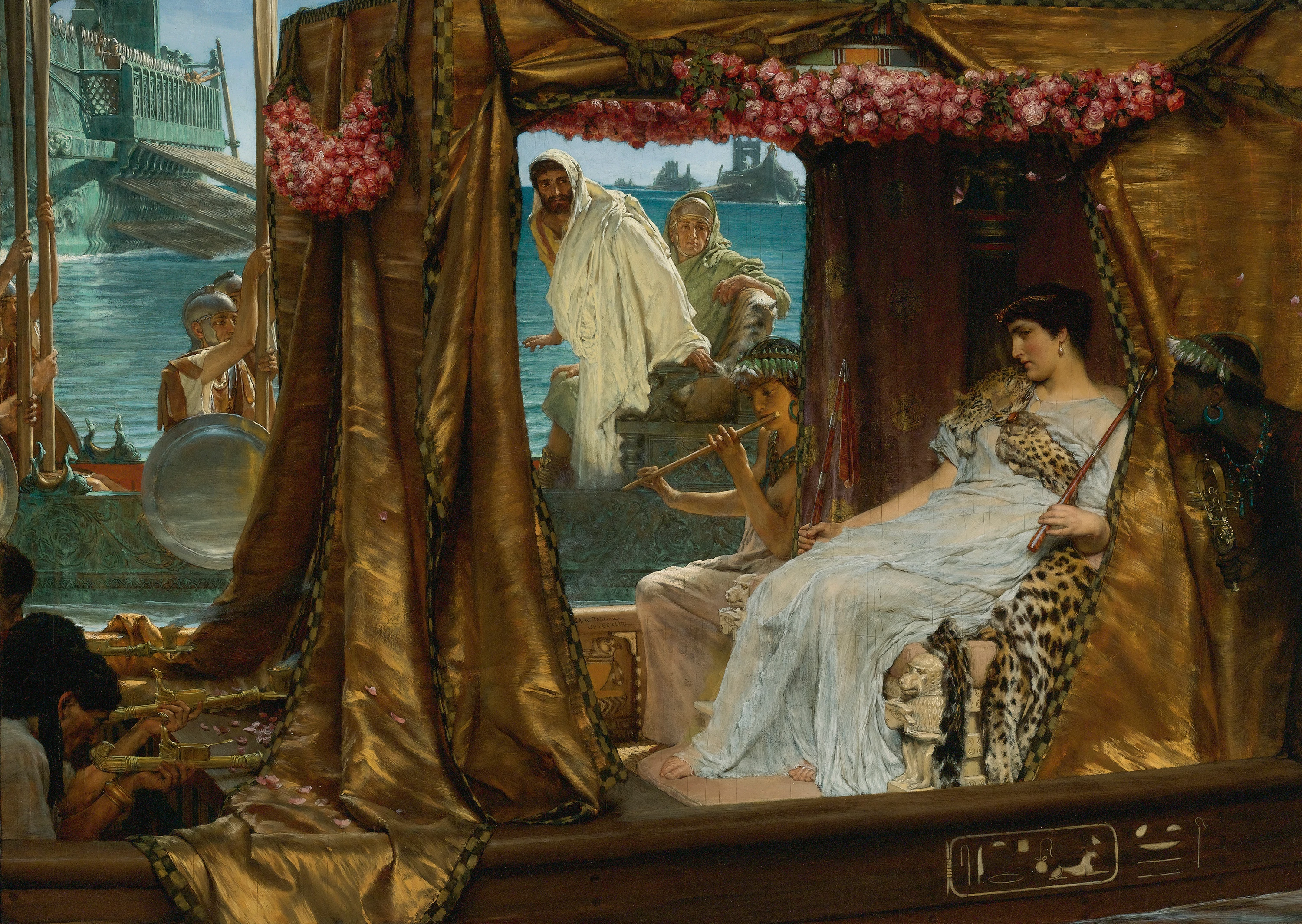 The Meeting of Antony and Cleopatra, Lawrence Alma-Tadema