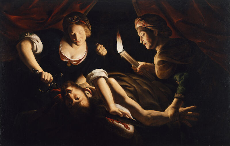 Judith Cutting Off the Head of Holofernes scale comparison