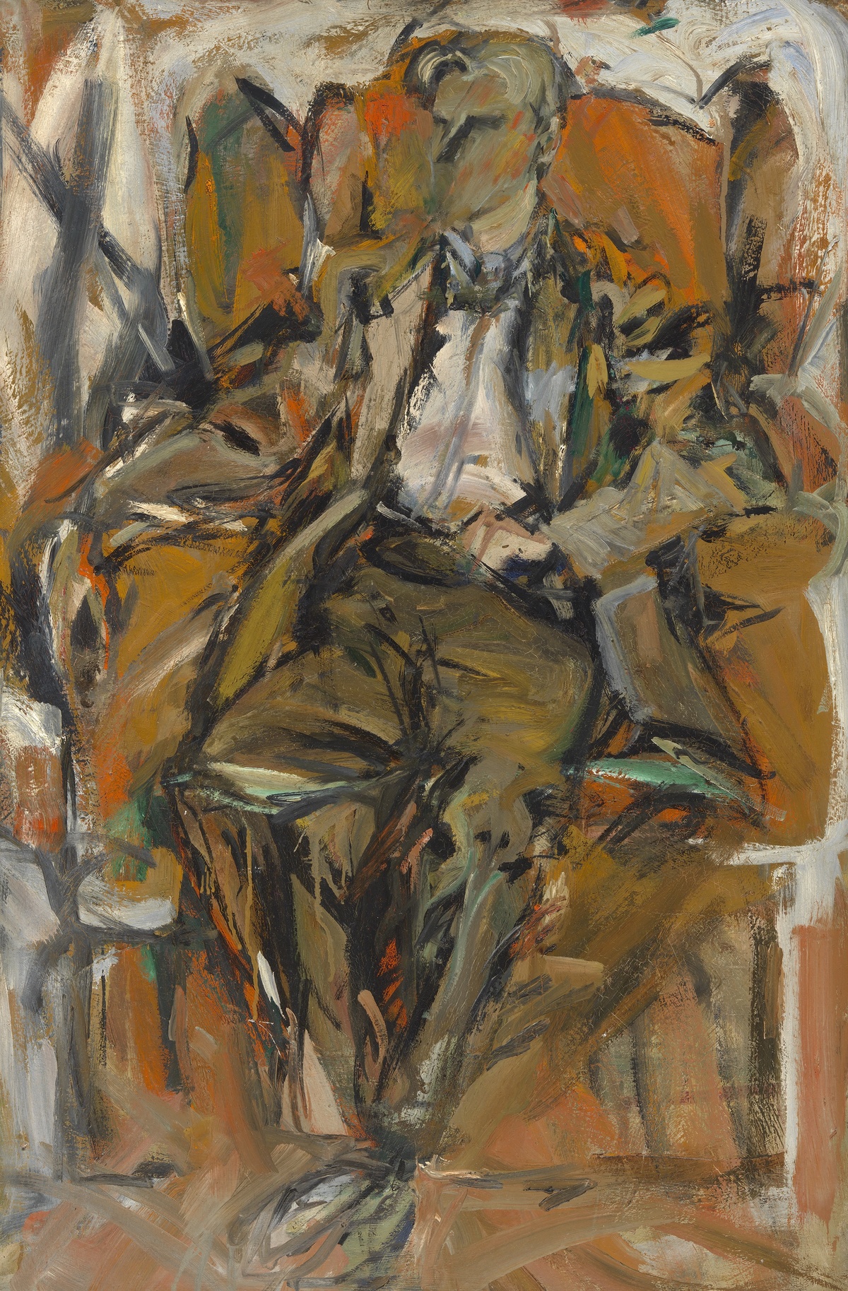 Portrait of Willem de Kooning by Elaine de Kooning