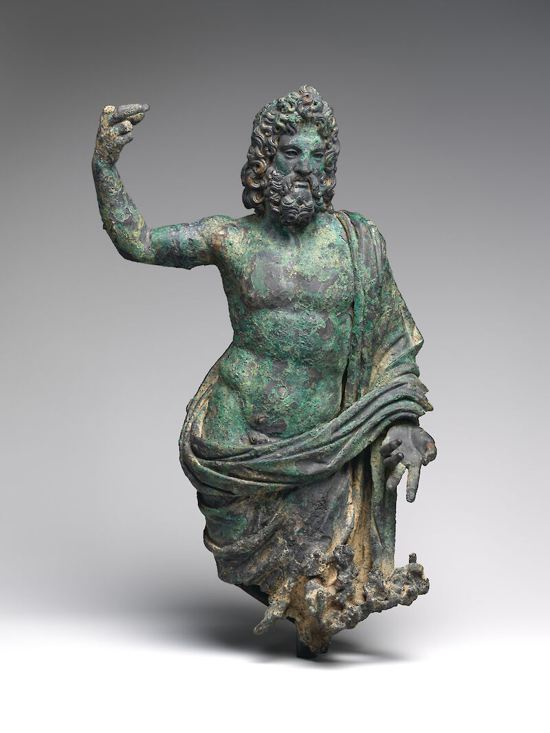 Bronze Statuette of Jupiter, Ancient Rome