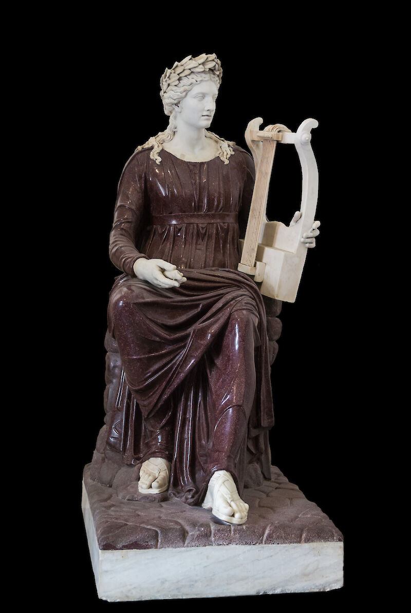 Apollo Seated With Lyre, Ancient Greece