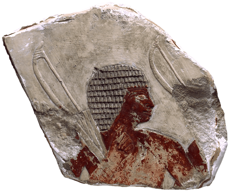 Head of Man with Bows, Ancient Egypt
