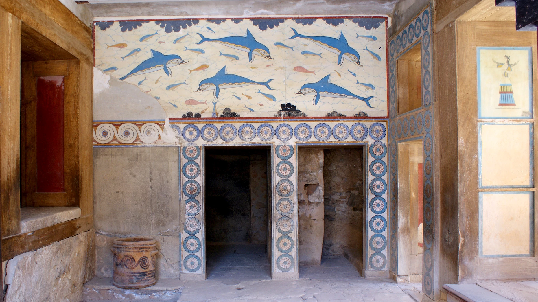 Dolphin Fresco Knossos, Aegean Civilizations