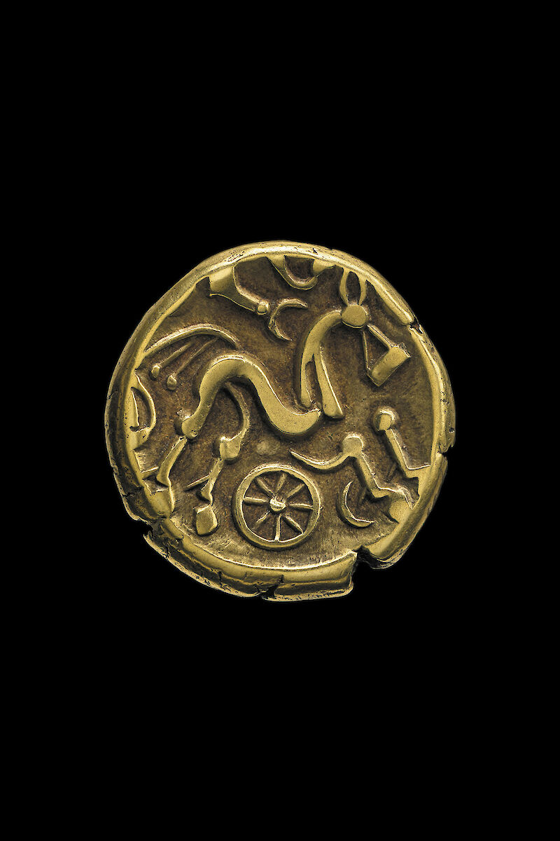 Iron Age Celtic Coin scale comparison