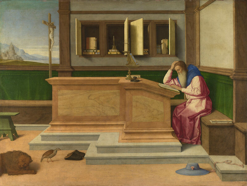 Saint Jerome in his Study, Vincenzo Catena