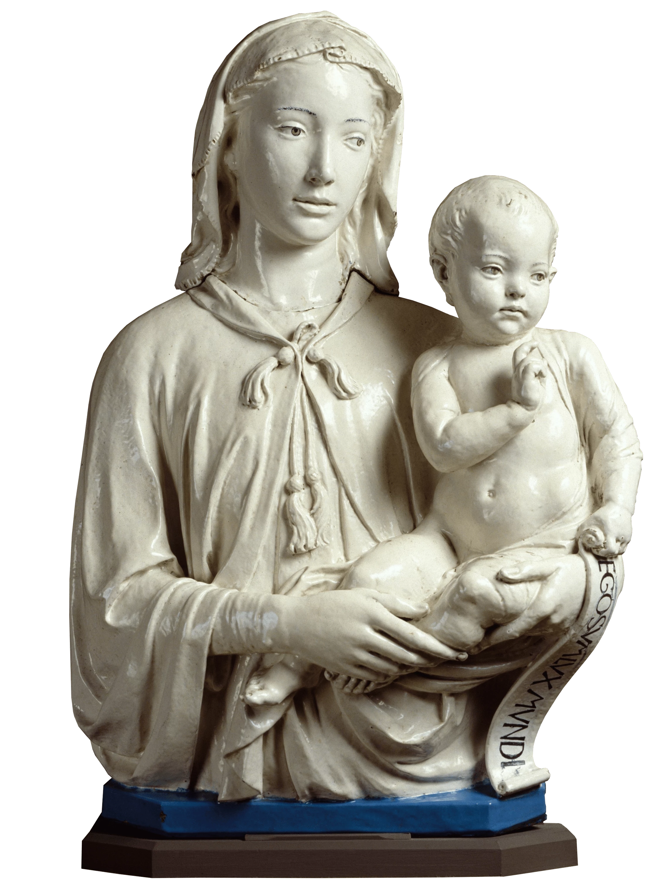 Madonna and Child with Scroll, Luca della Robbia