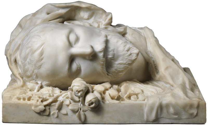 Funerary Portrait of Jacques Damala, Sarah Bernhardt
