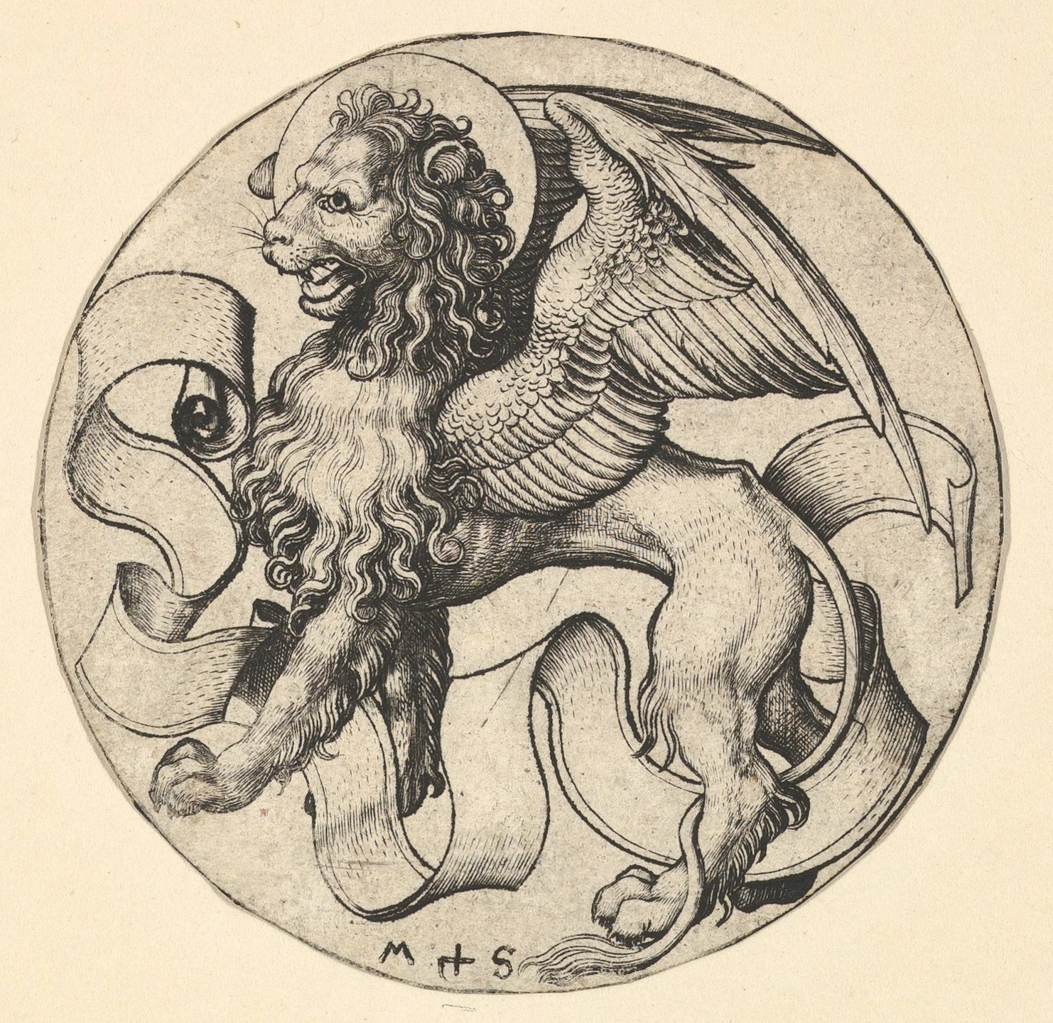 The Lion of Saint Mark, Martin Schongauer
