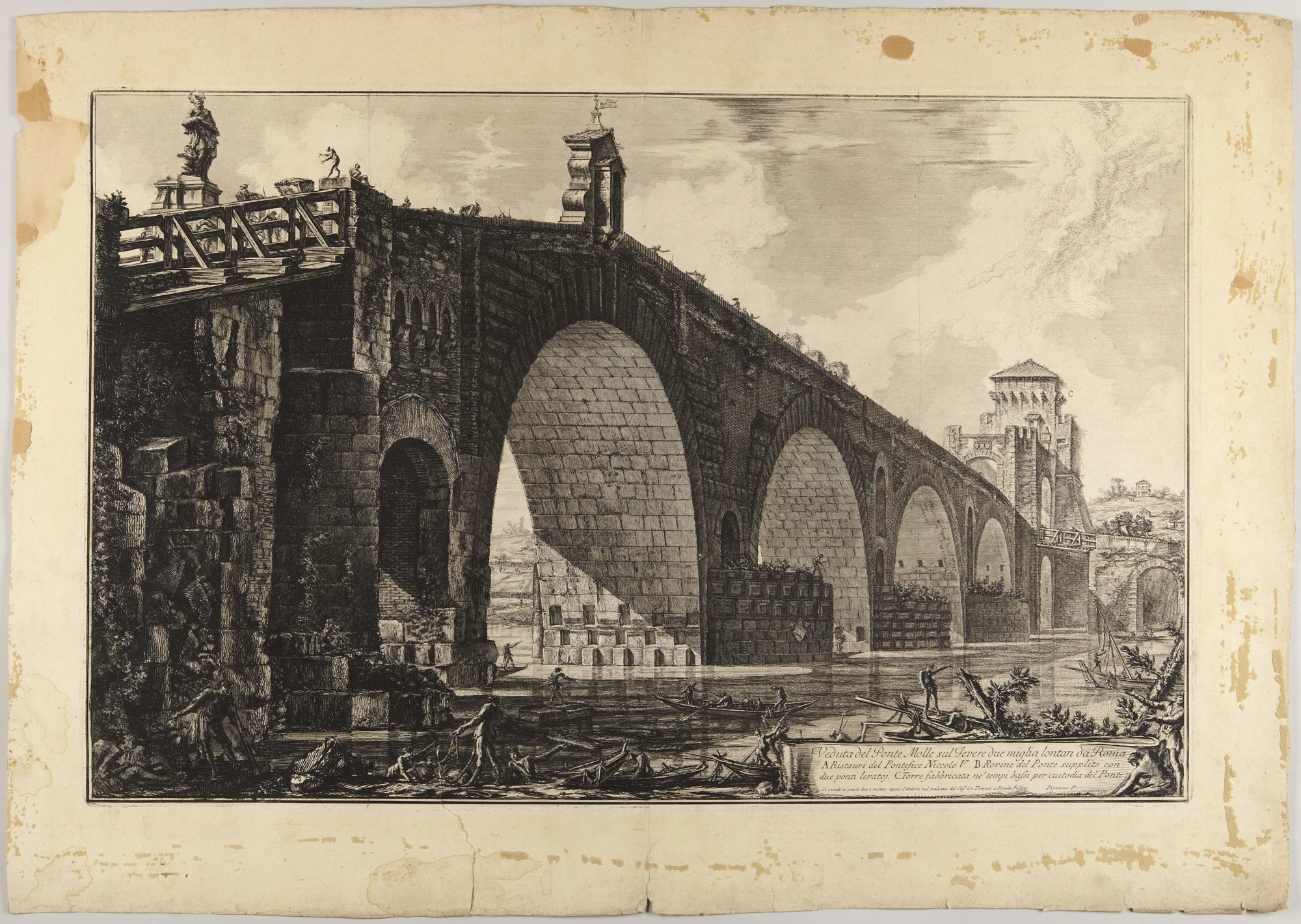 Ponte Molle, Giovanni Battista Piranesi